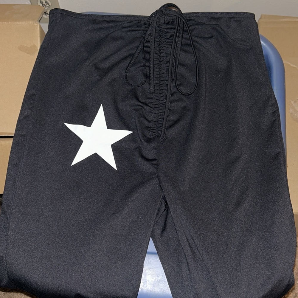 Brand-new SHEIN outfit- strapless crop top and drawstring pants - Picture 3 of 3